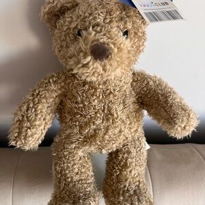 Build-A-Bear Fluffy Brown 25th anniversary curly Teddy Bear
